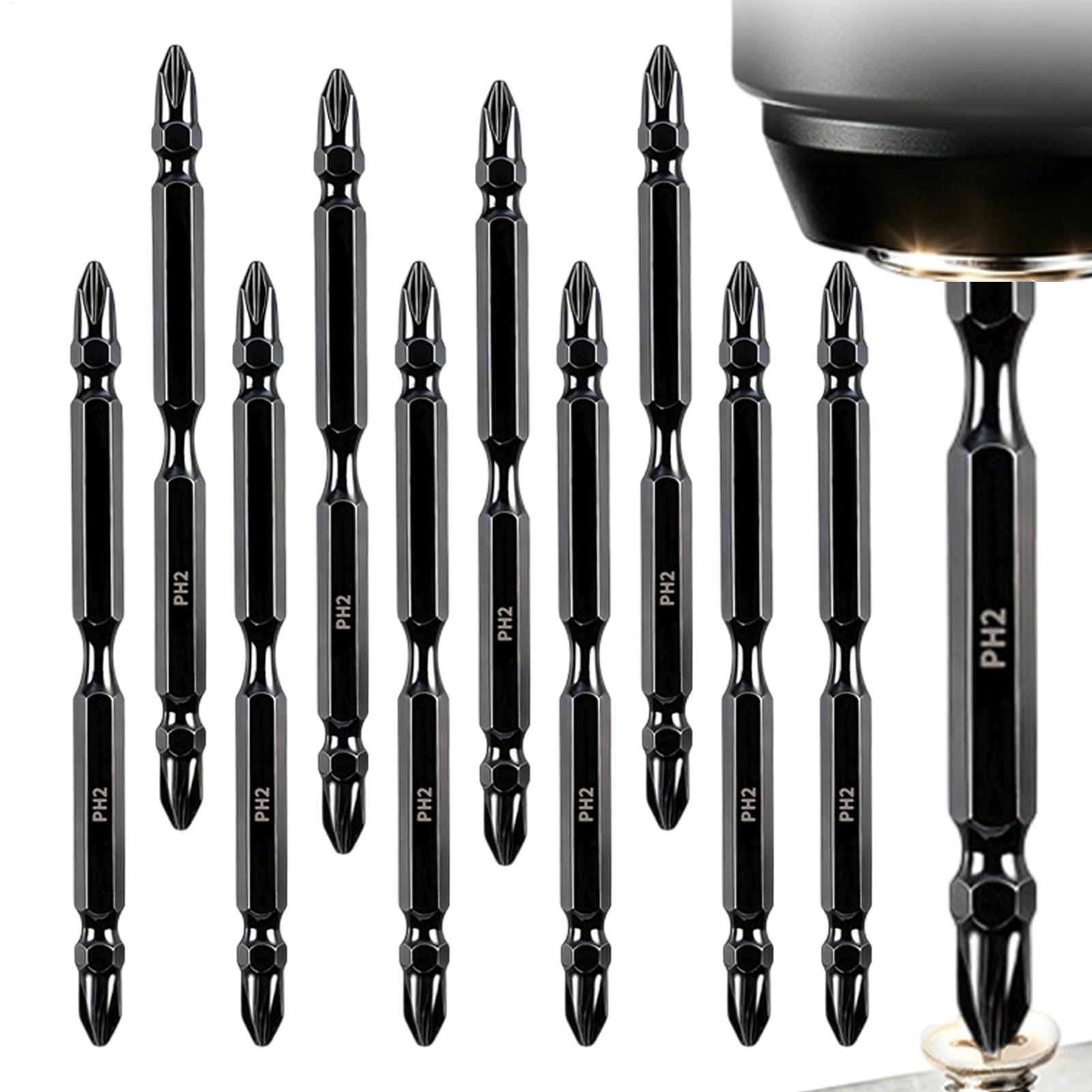 End Mill Set - Zestaw bitów do wkrętaka, dwustronne, frezowane,